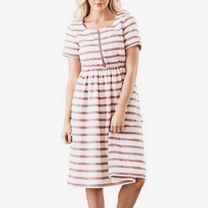 Mikarose Ryan Modest Dress, Nursing Dress.